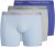 Jack & Jones Norrebro Solid Trunks 3-Pack Blue - Bokserice - Muške Bokserice Veliki Brojevi