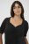 Kaffe Curve Sissy Majica Duboko crna - Majice - 