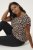 Kaffe Curve Sonna Stanley Top Leopard uzorak - Majice - 