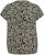 Kaffe Curve Sonna Stanley Top Duboko crna/Antikno bijela uzorak - Majice - 