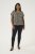 Kaffe Curve Sonna Stanley Top Duboko crna/Antikno bijela uzorak - Majice - 