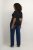 Kaffe Curve Carina Majica Duboko crna - Majice - 