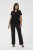 Kaffe Curve Jena V-Neck Majica Duboko crna - Majice - 
