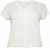 Kaffe Curve Jena V-Neck Majica Chalk - Majice - 