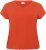 Kaffe Curve Jena V-Neck T-Shirt Grenadine Red - Majice - 