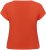 Kaffe Curve Jena V-Neck T-Shirt Grenadine Red - Majice - 