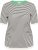 Kaffe Curve Lizzy Knit T-Shirt Chalk/Black Fine Stripe - Majice - 