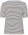 Kaffe Curve Lizzy Knit T-Shirt Chalk/Midnight Fine Stripe - Majice - 