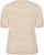 Kaffe Curve Lizzy Knit T-Shirt Feather Melange/Chalk Fine Stripe - Majice - 