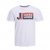Jack & Jones Logan T-Shirt White - Majice Kratkih Rukava - Muške Majice Kratkih Rukava Veliki Brojevi 