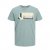 Jack & Jones Logan T-Shirt Grey - Majice Kratkih Rukava - Muške Majice Kratkih Rukava Veliki Brojevi 