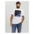Jack & Jones Conrad T-Shirt White - Majice Kratkih Rukava - Muške Majice Kratkih Rukava Veliki Brojevi 