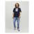 Jack & Jones Copenhagen Photo T-Shirt Navy - Majice Kratkih Rukava - Muške Majice Kratkih Rukava Veliki Brojevi 