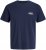Jack & Jones Brandon T-Shirt Blue - Majice Kratkih Rukava - Muške Majice Kratkih Rukava Veliki Brojevi 