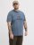 Jack & Jones Edenver T-Shirt Blue - Majice Kratkih Rukava - Muške Majice Kratkih Rukava Veliki Brojevi 