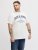 Jack & Jones Edenver T-Shirt White - Majice Kratkih Rukava - Muške Majice Kratkih Rukava Veliki Brojevi 