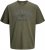 Jack & Jones Edenver T-Shirt Khaki - Majice Kratkih Rukava - Muške Majice Kratkih Rukava Veliki Brojevi 