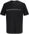 Jack & Jones Cofusion T-Shirt Black - Majice Kratkih Rukava - Muške Majice Kratkih Rukava Veliki Brojevi 