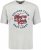 Adamo Motivshirt Comfort Fit College Grey - Majice Kratkih Rukava - Muške Majice Kratkih Rukava Veliki Brojevi 