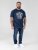 D555 Cooper Grumpy Old Man Printed T-Shirt Navy - Majice kratkih rukava s printom - 