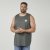 North Latitude 61323 Majica Bez Rukava Slub Tamno Prašnjavo Zelena - Majice Kratkih Rukava - Muške Majice Kratkih Rukava Veliki Brojevi 