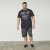 North Latitude 61353 FRIENDS Majica Crna - Majice Kratkih Rukava - Muške Majice Kratkih Rukava Veliki Brojevi 
