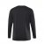 JP1880 T-Shirt Henley Long Sleeve Black TALL - MUŠKA ODJEĆA MT-6XLT - Odjeća za Visoke Muškarce