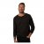 JP1880 T-Shirt Henley Long Sleeve Striped Brown TALL - MUŠKA ODJEĆA MT-6XLT - Odjeća za Visoke Muškarce