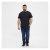 North Latitude T-Shirt O-Neck Black - Majice Kratkih Rukava - Muške Majice Kratkih Rukava Veliki Brojevi 