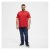 North Latitude T-Shirt O-Neck Red - Majice Kratkih Rukava - Muške Majice Kratkih Rukava Veliki Brojevi 