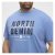 North Latitude Denim Printed Logo T-Shirt Dusty Blue - Majice Kratkih Rukava - Muške Majice Kratkih Rukava Veliki Brojevi 