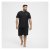 North Latitude Pyjama T-Shirt V-Neck Short Sleeve Black - Pidžame/Loungewear - Muške Pidžame Veliki Brojevi