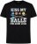 Espionage T436 Good Luck Kiss Printed T-Shirt Black - Majice Kratkih Rukava - Muške Majice Kratkih Rukava Veliki Brojevi 