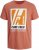 Jack & Jones Spring Logo T-Shirt Pink - Majice Kratkih Rukava - Muške Majice Kratkih Rukava Veliki Brojevi 