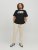 Jack & Jones Logan T-Shirt Black - Majice Kratkih Rukava - Muške Majice Kratkih Rukava Veliki Brojevi 