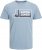 Jack & Jones Logan T-Shirt Turquoise - Majice Kratkih Rukava - Muške Majice Kratkih Rukava Veliki Brojevi 