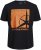 Jack & Jones Conrad T-Shirt Black - Majice Kratkih Rukava - Muške Majice Kratkih Rukava Veliki Brojevi 