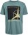 Jack & Jones Conrad T-Shirt Grey - Majice Kratkih Rukava - Muške Majice Kratkih Rukava Veliki Brojevi 
