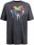 D555 Coalville T-Shirt Skulls with Colored Drips Navy Twist - Majice Kratkih Rukava - Muške Majice Kratkih Rukava Veliki Brojevi 