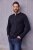 JP1880 Henley T-Shirt Long Sleeve Black TALL - MUŠKA ODJEĆA MT-6XLT - Odjeća za Visoke Muškarce