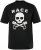 JP1880 T-Shirt Short Sleeve Skull Race Black - Majice Kratkih Rukava - Muške Majice Kratkih Rukava Veliki Brojevi 