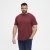North Latitude T-Shirt O-Neck Bordeaux TALL - TALL T-shirts - Majice za Visoke Muškarce