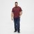 North Latitude T-Shirt O-Neck Bordeaux TALL - TALL T-shirts - Majice za Visoke Muškarce