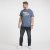North Latitude Denim Printed T-Shirt Blue Melange TALL - TALL T-shirts - Majice za Visoke Muškarce