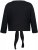 Ulla Popken Versatile Surplice Wrap Tie Hem Bolero Top Black - Majice - 