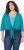 Ulla Popken Versatile Surplice Wrap Tie Hem Bolero Top Teal - Majice - 