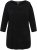 Ulla Popken Asymmetric Petal Cutouts A-line Fit Stretch Knit Top Black - Majice - 