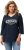 Ulla Popken City Name Graphic Tee Navy - Tiskana majica za žene - 