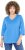 Ulla Popken Country Lettered 3/4 Sleeve Tee Teal Blue - Tiskana majica za žene - 