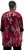 Ulla Popken Velvet Peacock Feather 3/4 Sleeve Tunic Blouse Wine Red - Majice - 